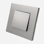 کلید تک پل سنتی Livolo PVC طوسی
