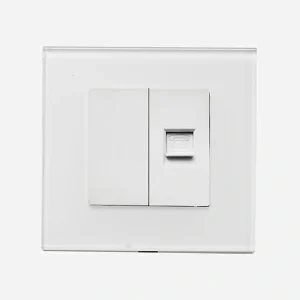 سوکت تلفن PVC سفید