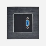 سوکت VGA آلومینیومی مشکی