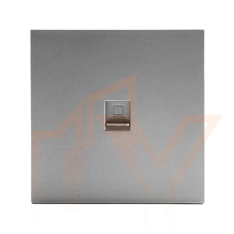 سوکت شبکه سری پیانو Evotech خاکستری