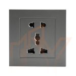 پریز یونیورسال سری پیانو Evotech خاکستری